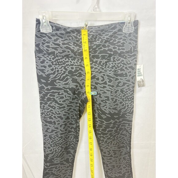 DSG High Rise Capri Womens S Black Animal‎ Print Leggings NWT - Picture 4 of 11